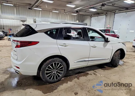 2025 Acura Rdx Advance z USA, uszkodzony, nr VIN 5J8TC2H74SL009983